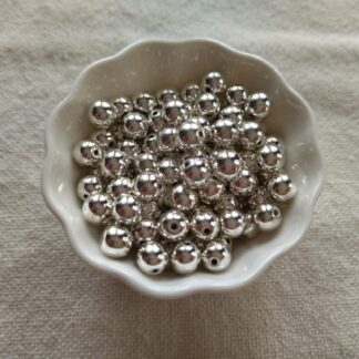 8 mm hematit ezüst