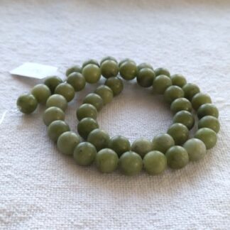 8 mm szerpentin ásványgyöngy szálban