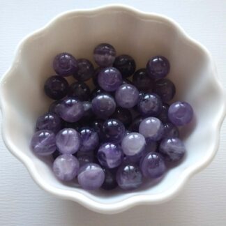 8 mm chevron ametiszt ásványgyöngy