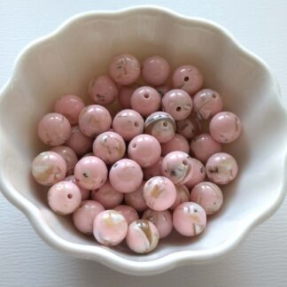 8 mm kagyló rózsaszín gyöngy