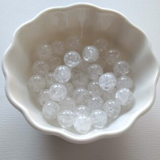 8 mm repesztett hegyikristály ásványgyöngy