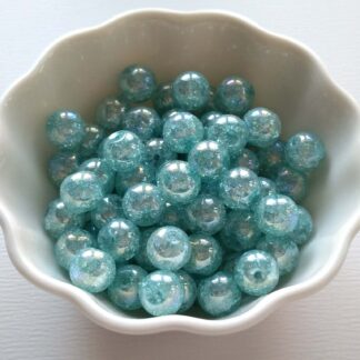 8 mm menta roppantott aura gyöngy