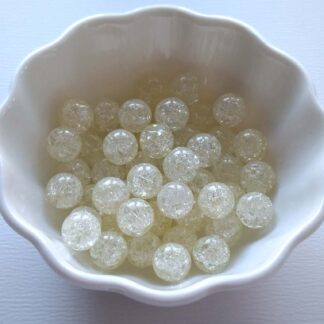 8 mm roppantott gyöngy citrom