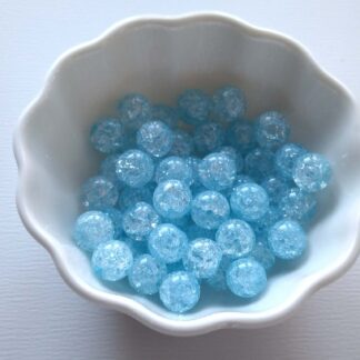 8 mm roppantott gyöngy kék