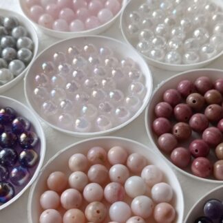 8 mm ásványgyöngyök