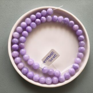 8 mm jade pasztell lila szálban