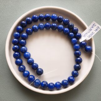 8 mm jade királykék szálban