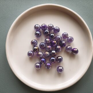 8 mm ametiszt aura ásványgyöngy