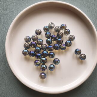 8 mm aqua aura ásványgyöngy