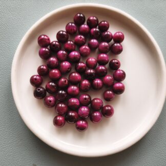 8 mm tigrisszem pink gyöngy