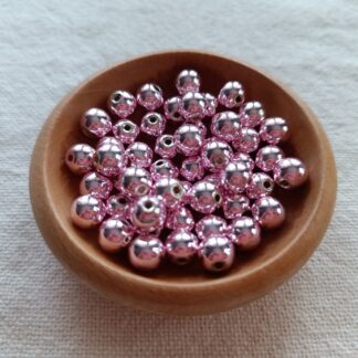 8 mm hematit rózsaszín