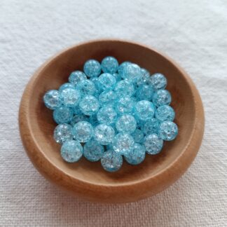 8 mm roppantott gyöngy kék