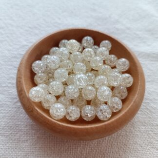 8 mm roppantott gyöngy citrom