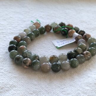 8 mm rutlikvarc ásványgyöngy szálban