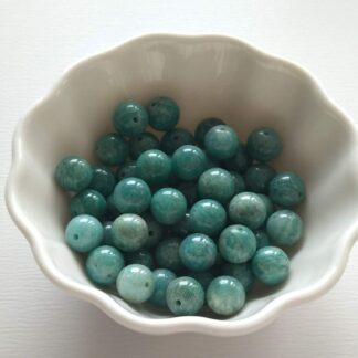 8 mm orosz amazonit ásványgyöngy