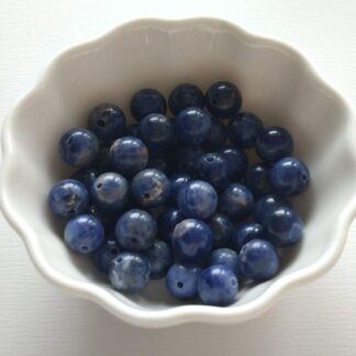 8 mm szodalit ásványgyöngy