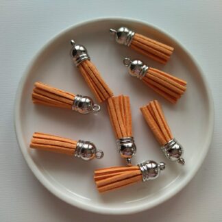 Bőrszálas bojt narancs