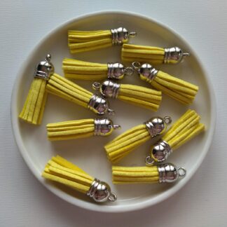 Bőrszálas bojt sárga