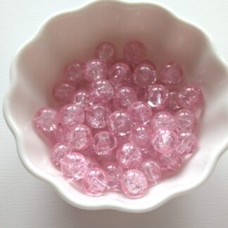 8 mm roppantott gyöngy sötét rózsaszín