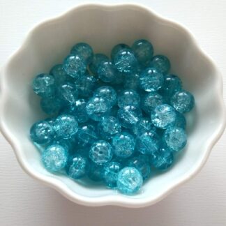 8 mm roppantott gyöngy türkiz