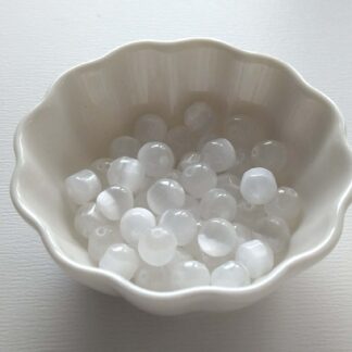 8 mm szelenit henger ásványgyöngy