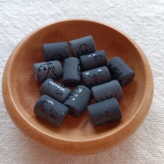 12 mm matt horoszkópos üveggyöngy