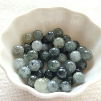 8 mm aktiholit tűs kvarc ásványgyöngy