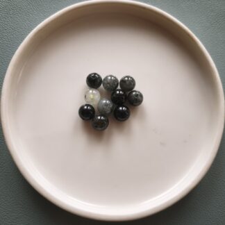 8 mm aktiholit tűs kvarc ásványgyöngy