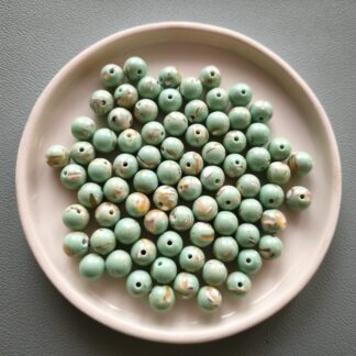 8 mm kagyló menta gyöngy