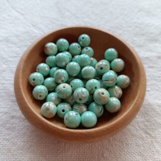 8 mm kagyló menta gyöngy