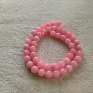 8 mm jade flamingo gyöngy szálban