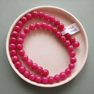 8 mm jade pink szálban