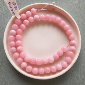 8 mm jade flamingo gyöngy szálban