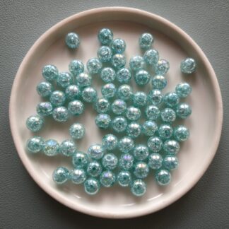 8 mm menta roppantott aura gyöngy
