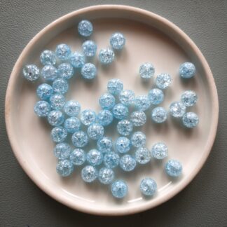 8 mm roppantott gyöngy kék