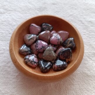 15 mm rodonit szív gyöngy