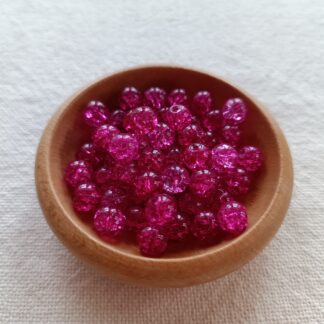 8 mm roppantott gyöngy pink