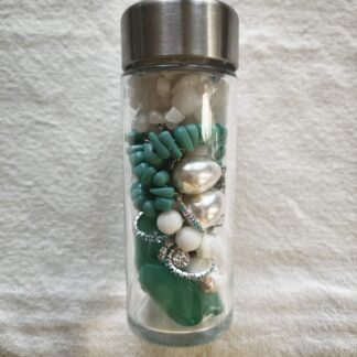 Mini jewelry jar - menta